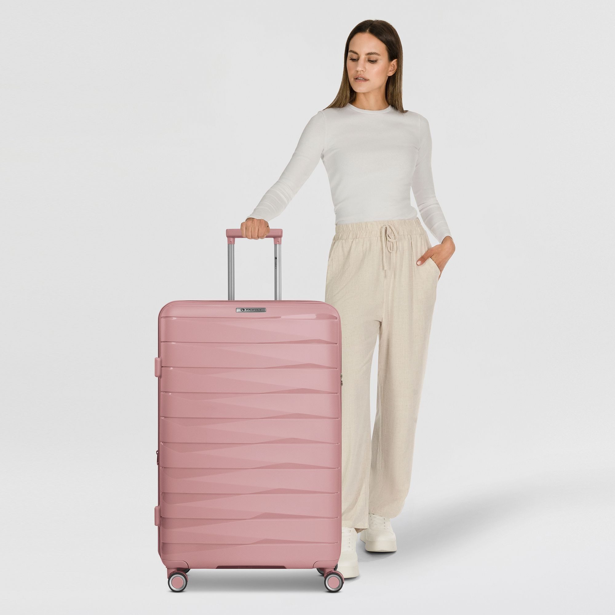 Franky Hartschalen-Trolley London, 4 Rollen, Polypropylen