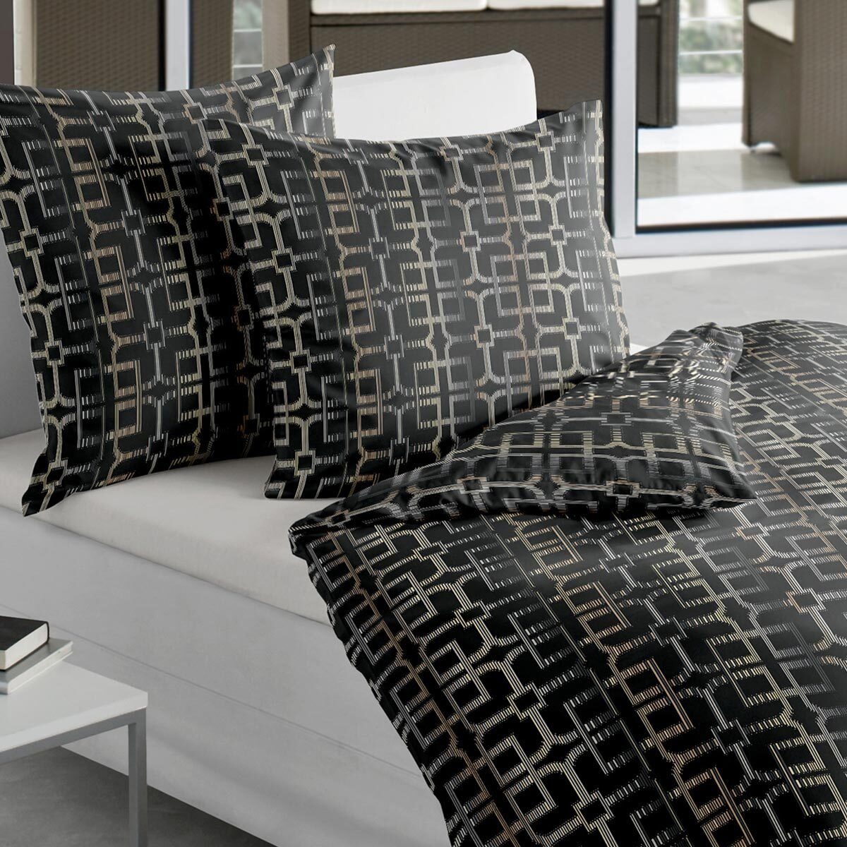 TRAUMSCHLAF Bettwäsche Lago, Mako Satin, 2 teilig, tolle Mako-Satin Qualitä günstig online kaufen