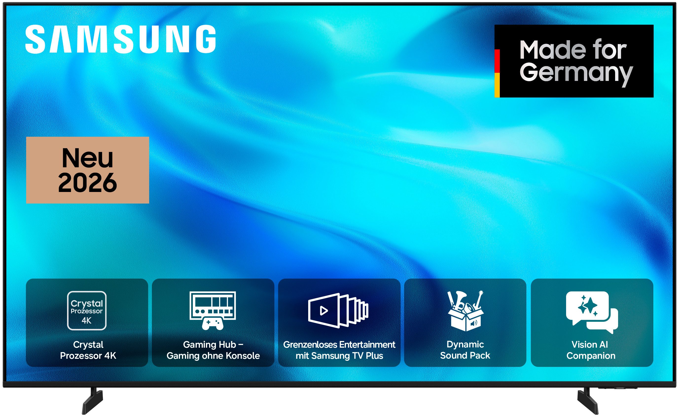 Samsung GU75U7099HU LED-Fernseher (189 cm/75 Zoll, 4K Ultra HD, Smart-TV)