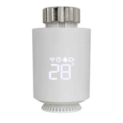 TWSOUL Heizkörperthermostat Mobile APP steuert intelligenten Thermostat, (1 St) Hochpräzise Einstellung, Mehrere Moduseinstellungen zum Energiesparen