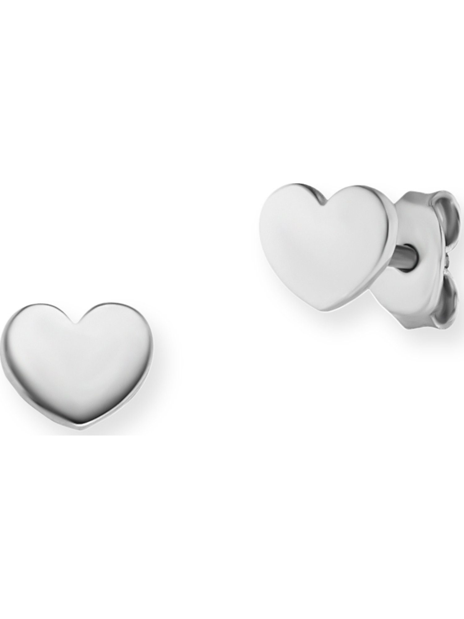 Paar Ohrstecker Caï Damen-Ohrstecker 925er Silber Herz