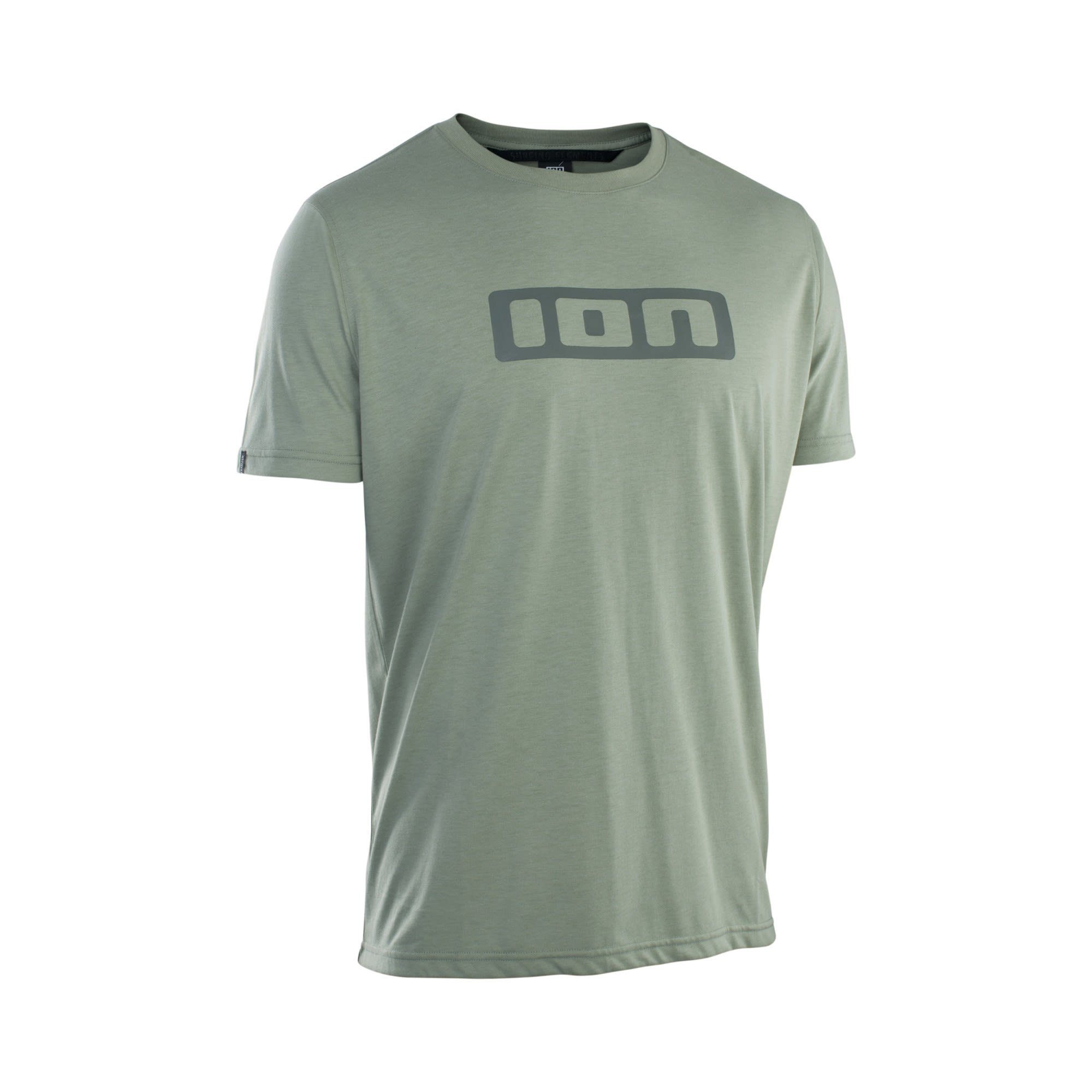 ION T-Shirt Ion M Bike Tee Logo Short-sleeve Dr Herren Sea - Grass