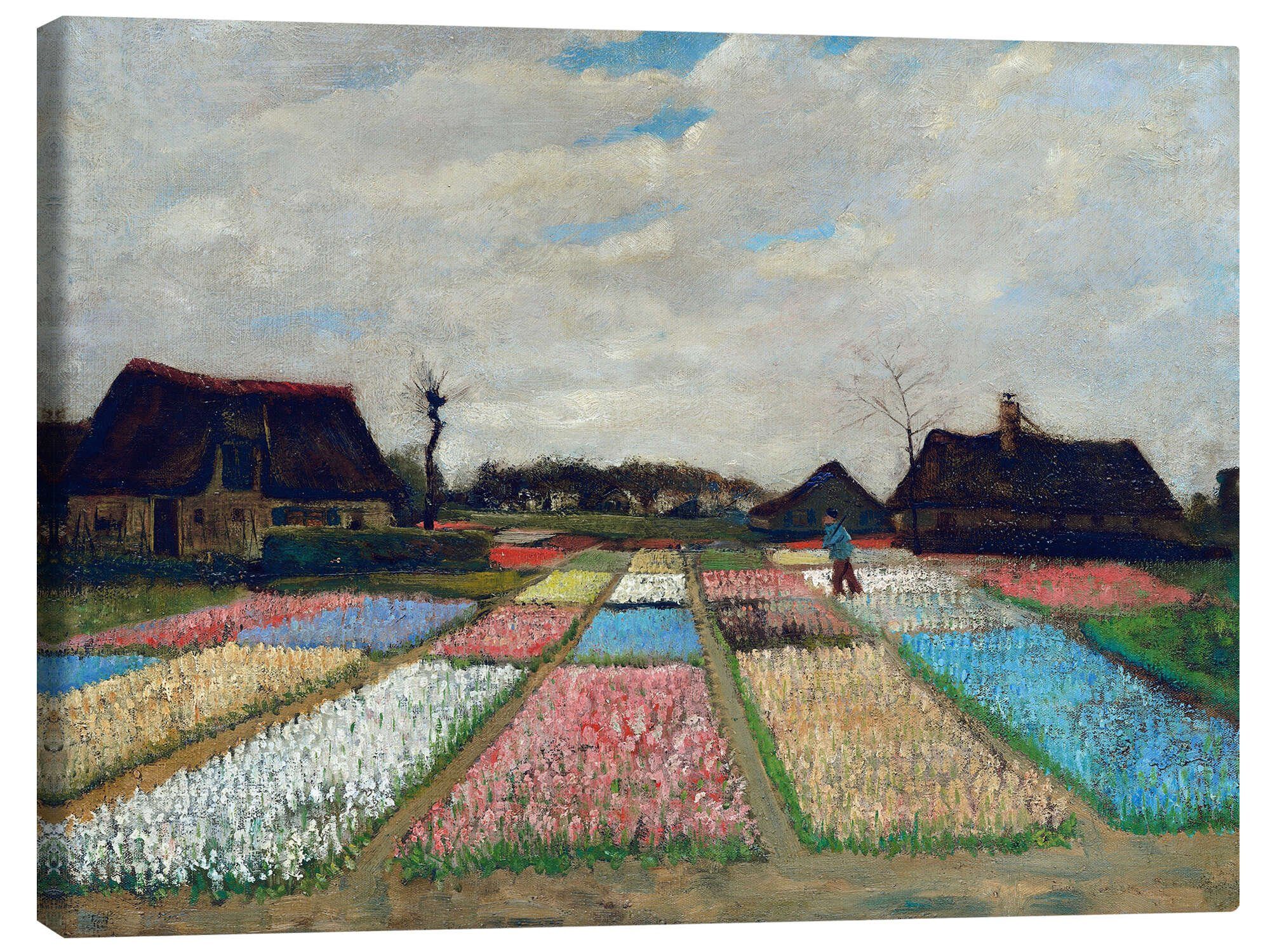 Posterlounge Wandbild Blumenfelder in Holland, 1883, Vincent van Gogh, erhältlich als Poster, Leinwandbild, Wandsticker oder Acrylglasbild