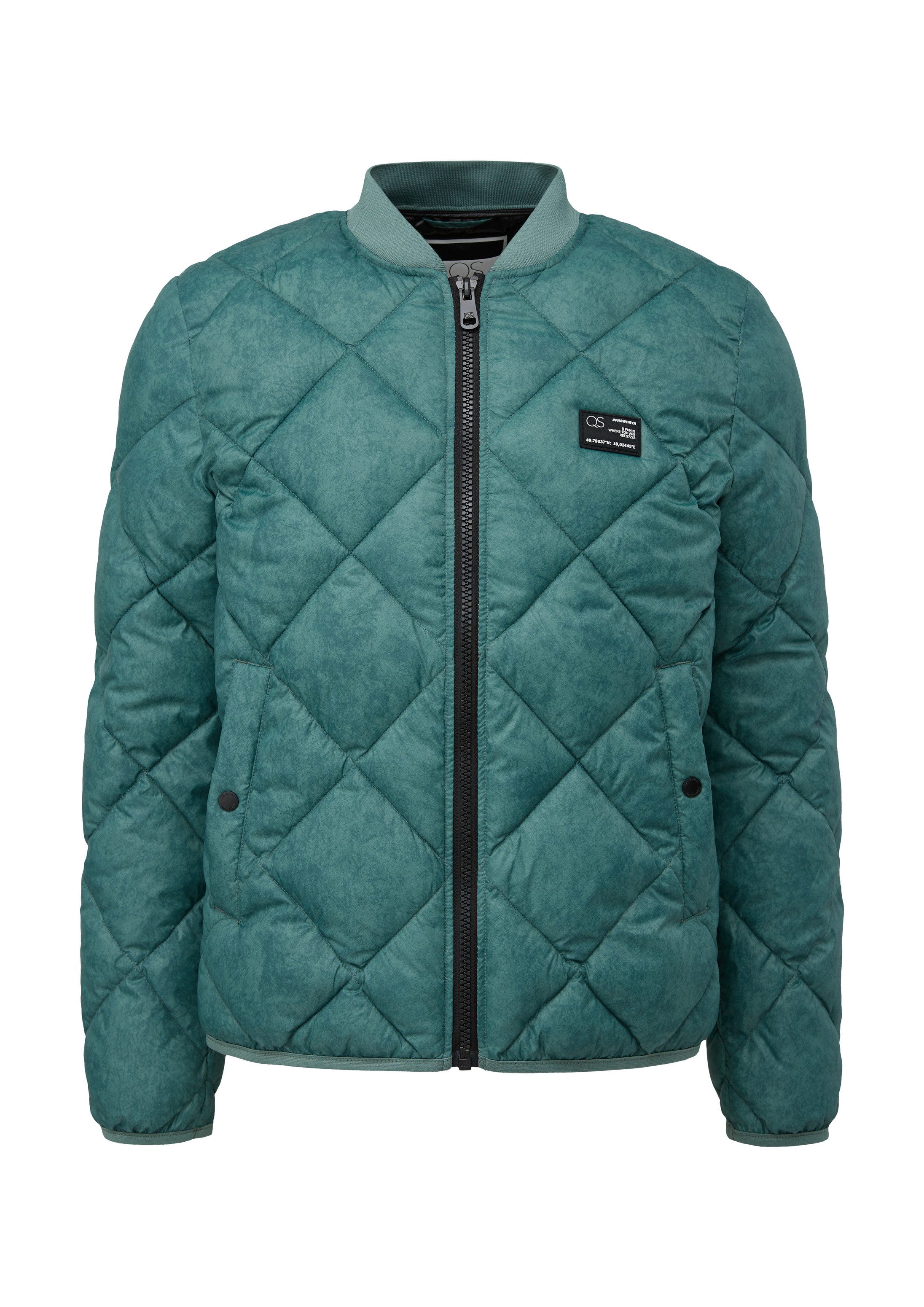 QS Funktionsjacke Outdoor-Jacke Steppjacke mit Allover-Print