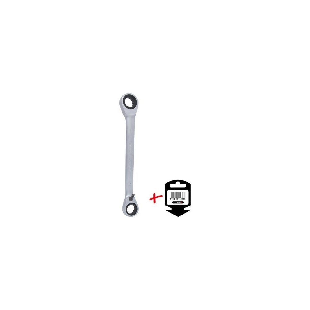 KS Tools Doppel-Ratschenringschlüssel GEARplus 503.4575-E, Ringschlüssel 503.4575-E