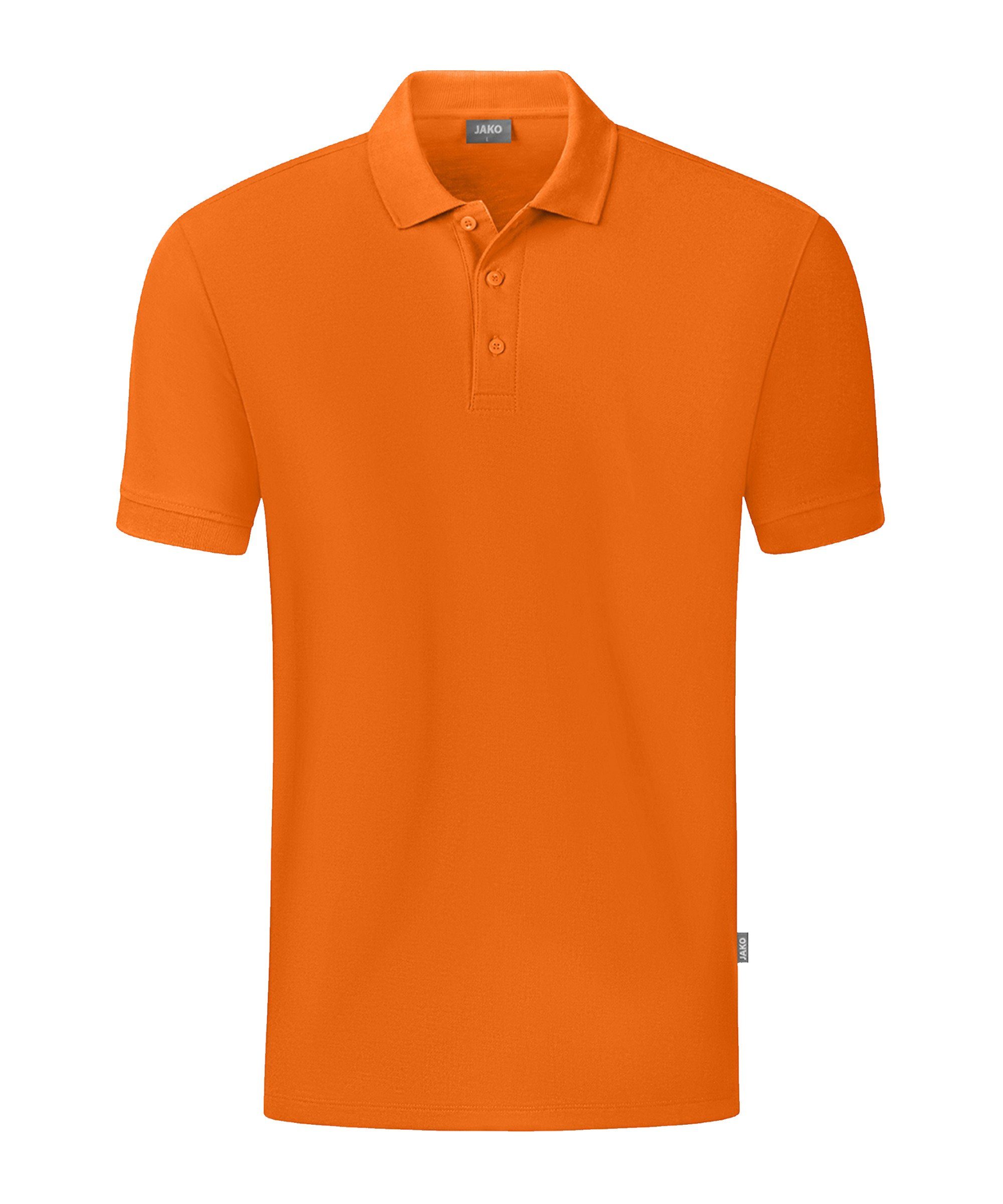Jako T-Shirt Organic Polo Shirt Nachhaltiges Produkt orange