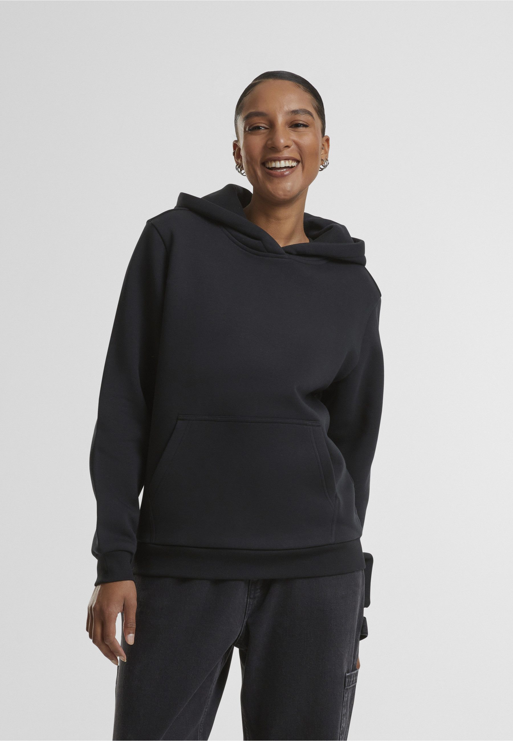 URBAN CLASSICS Kapuzenpullover Urban Classics Ladies Fluffy Hoody (1-tlg)