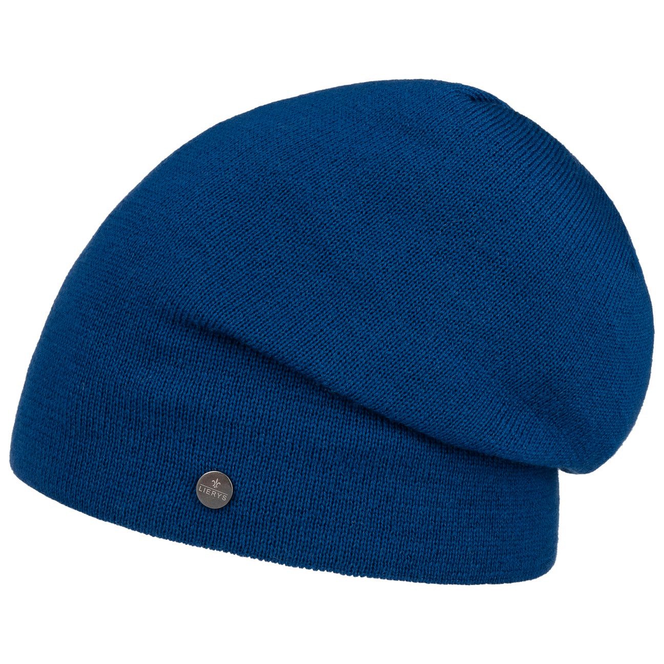 Lierys Beanie (1-St) Oversize, Germany royalblau in Strickmütze Made