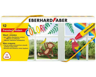 Eberhard Faber Lernspielzeug Eberhard Faber Colori Fensterkreiden, Kartonetui