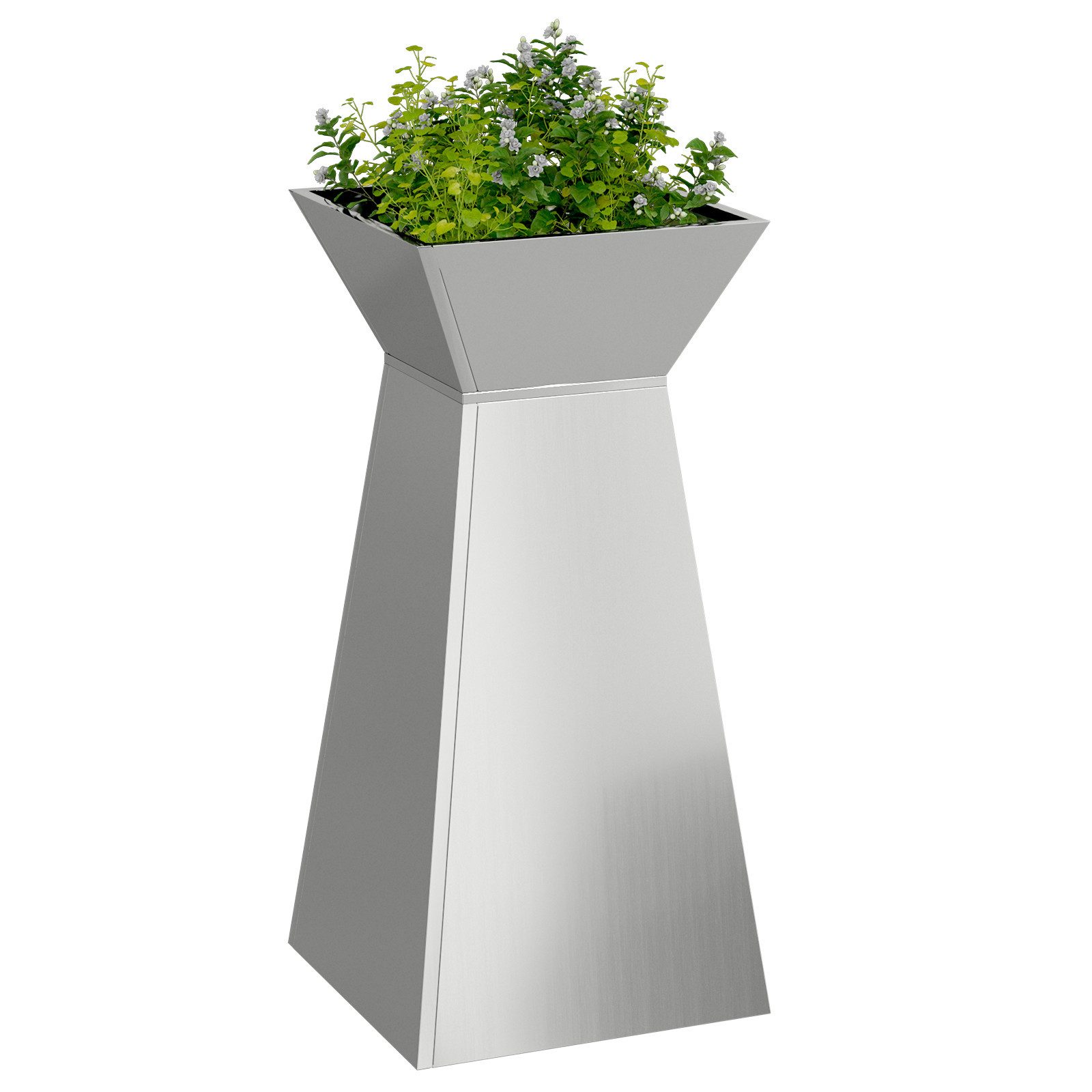 vidaXL Blumentopf Metallpflanzgefäße Verzinkter Stahl 35 günstig online kaufen