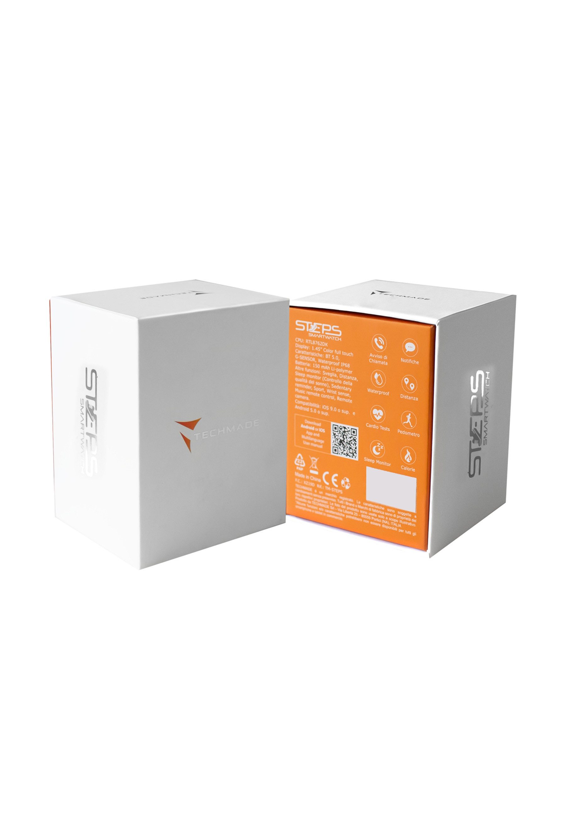 Techmade Smart Watch STEPS Smartwatch (TechS) Set