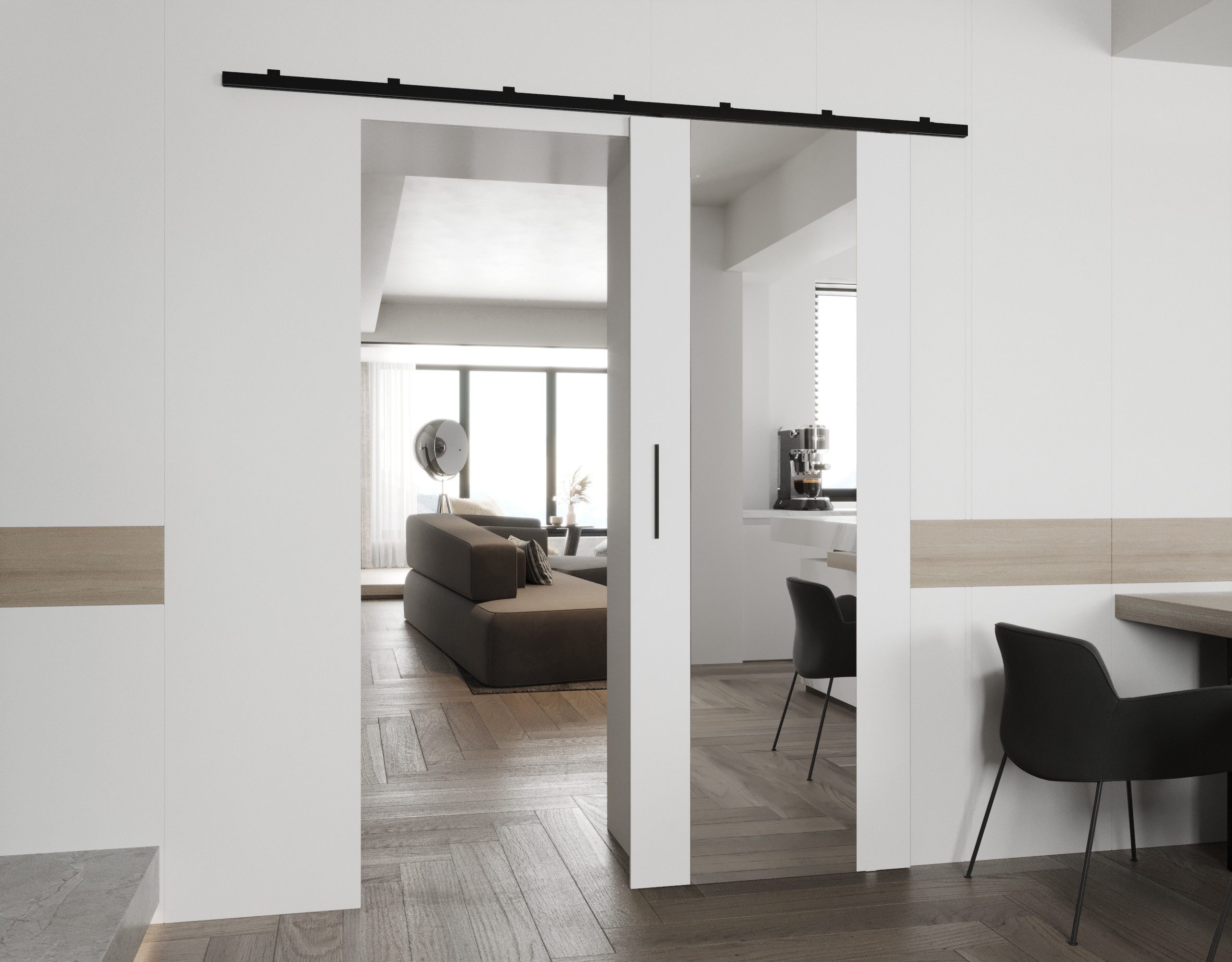 MOEBLO Schiebetür AVANT II (mit/ohne Soft-Close-System, Tür universell Link günstig online kaufen