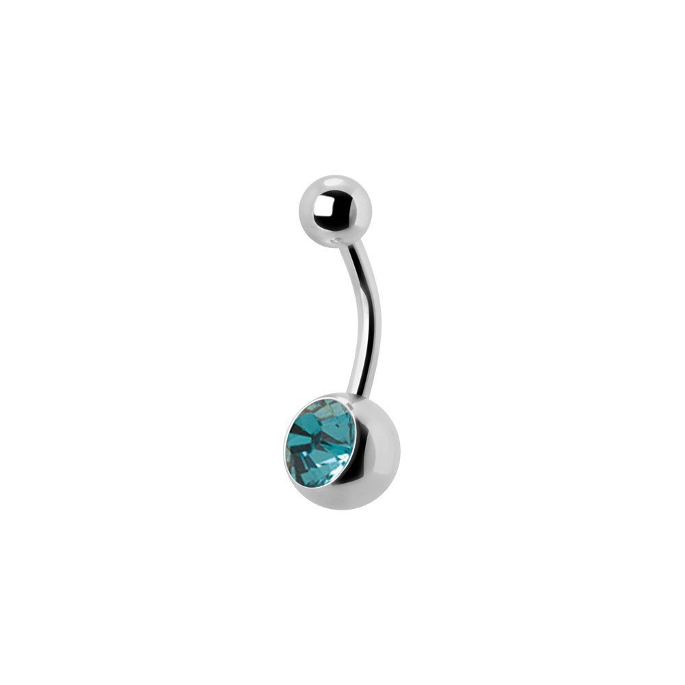 Bauchnabelpiercing Nabel Stecker Piercing Titan G23 Banana 5/8mm Kugeln