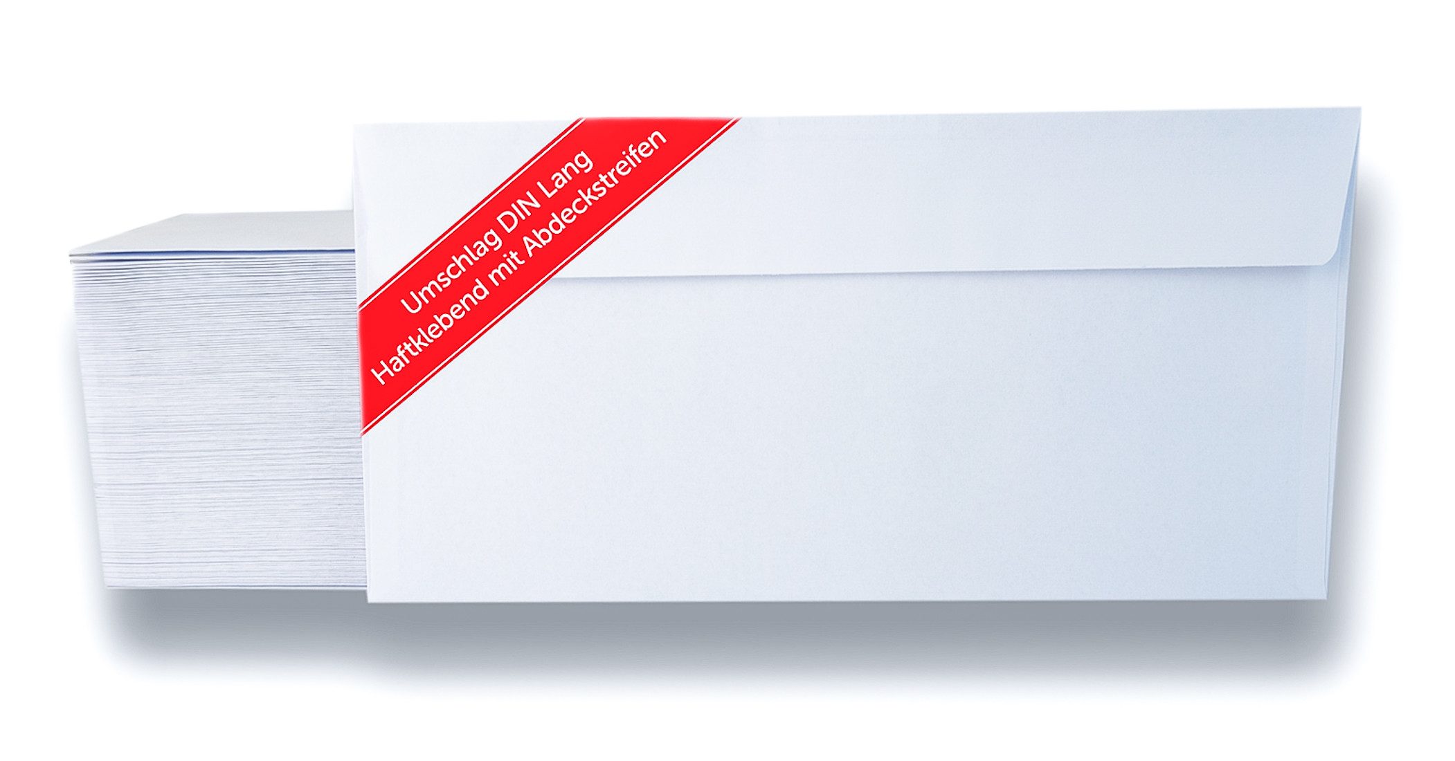 Vivopack Briefumschlag Briefumschlag DIN Lang OHNE FENSTER, 110x220mm Kuvert, A4 Briefe, Haftklebend