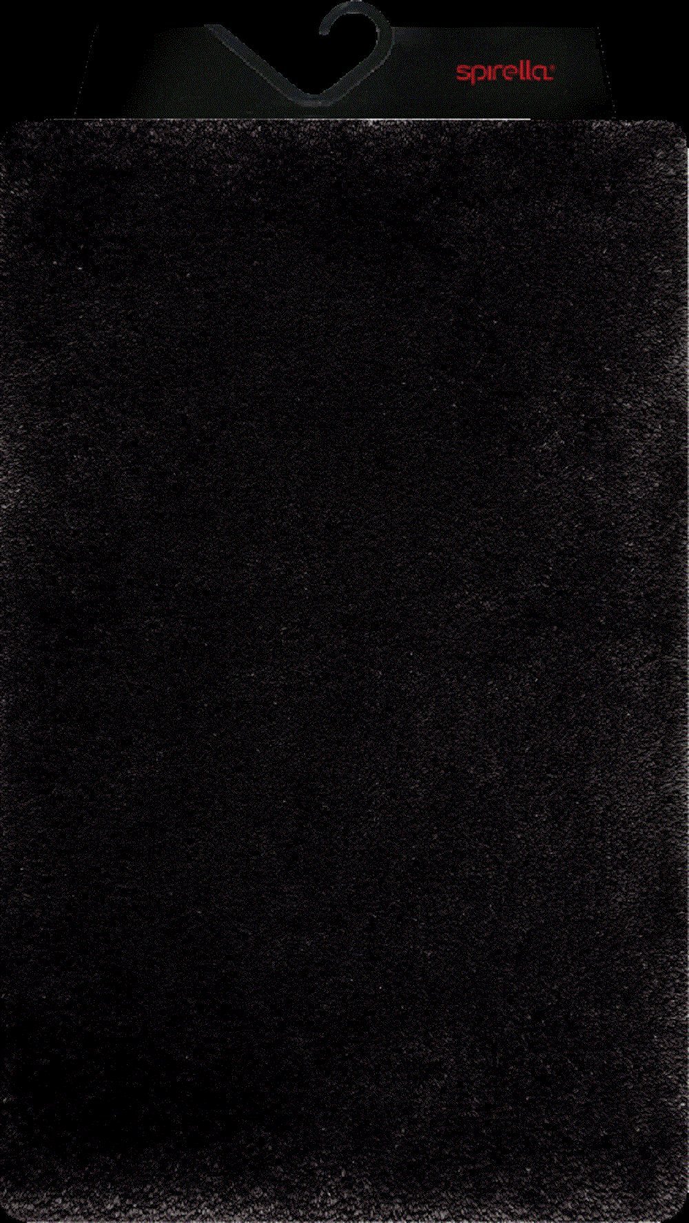 Badematte FINO, Höhe 25 mm, Badteppich Hochflor, 100% Polyester Mikrofaser Supersoft, Anti-Rutsch Beschichtung, Für Fussbodenheizung geeignet, Waschbar 40°, Schnelltrocknend, Polyester, rechteckig