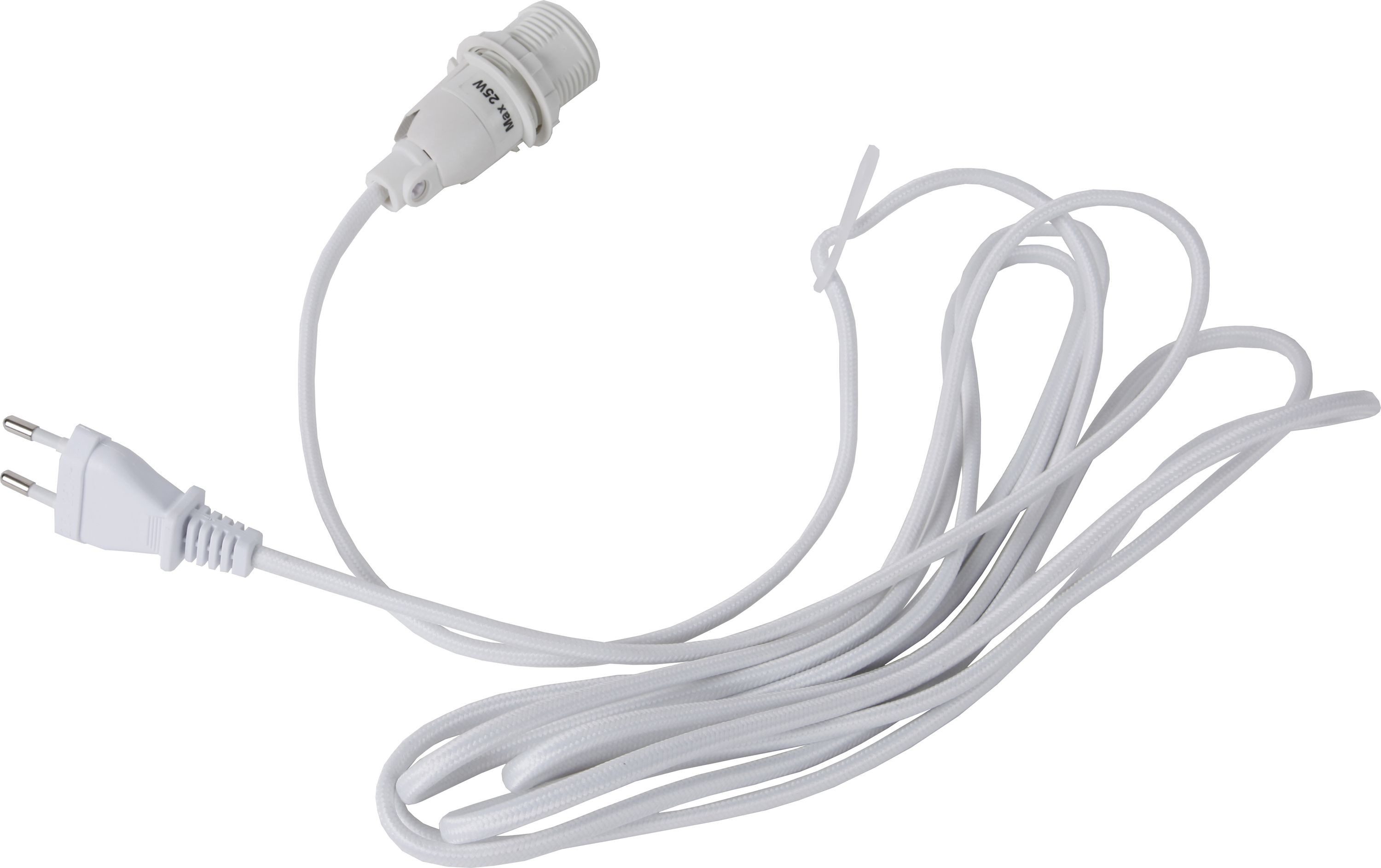 STAR TRADING LED Stern Best Season Kunststoffkabel weiss, mit Fassung E14