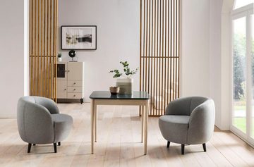 LOOKS by Wolfgang Joop Sessel LOOKS XIV, runde Form, perfekt für jeden Wohnraum als Einzelstück