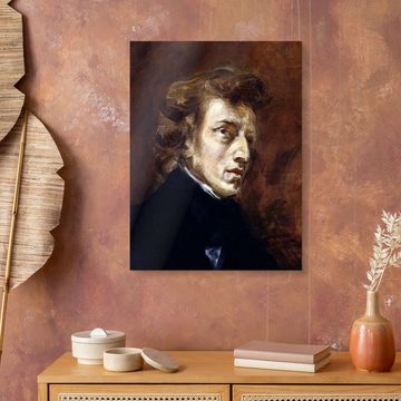 Posterlounge Acrylglasbild Eugene Delacroix, Frédéric Chopin, Malerei