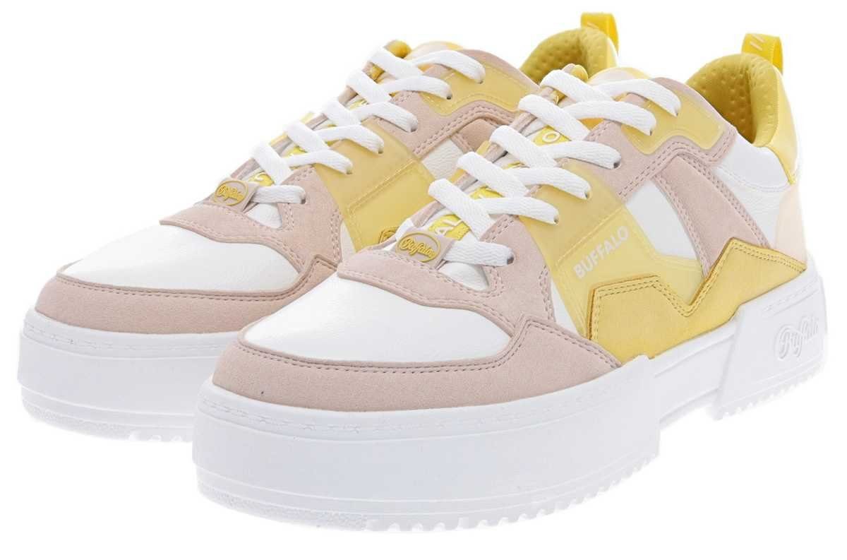 Buffalo RSE V2 Beige Yellow Sneaker Vegane Damen Sneaker