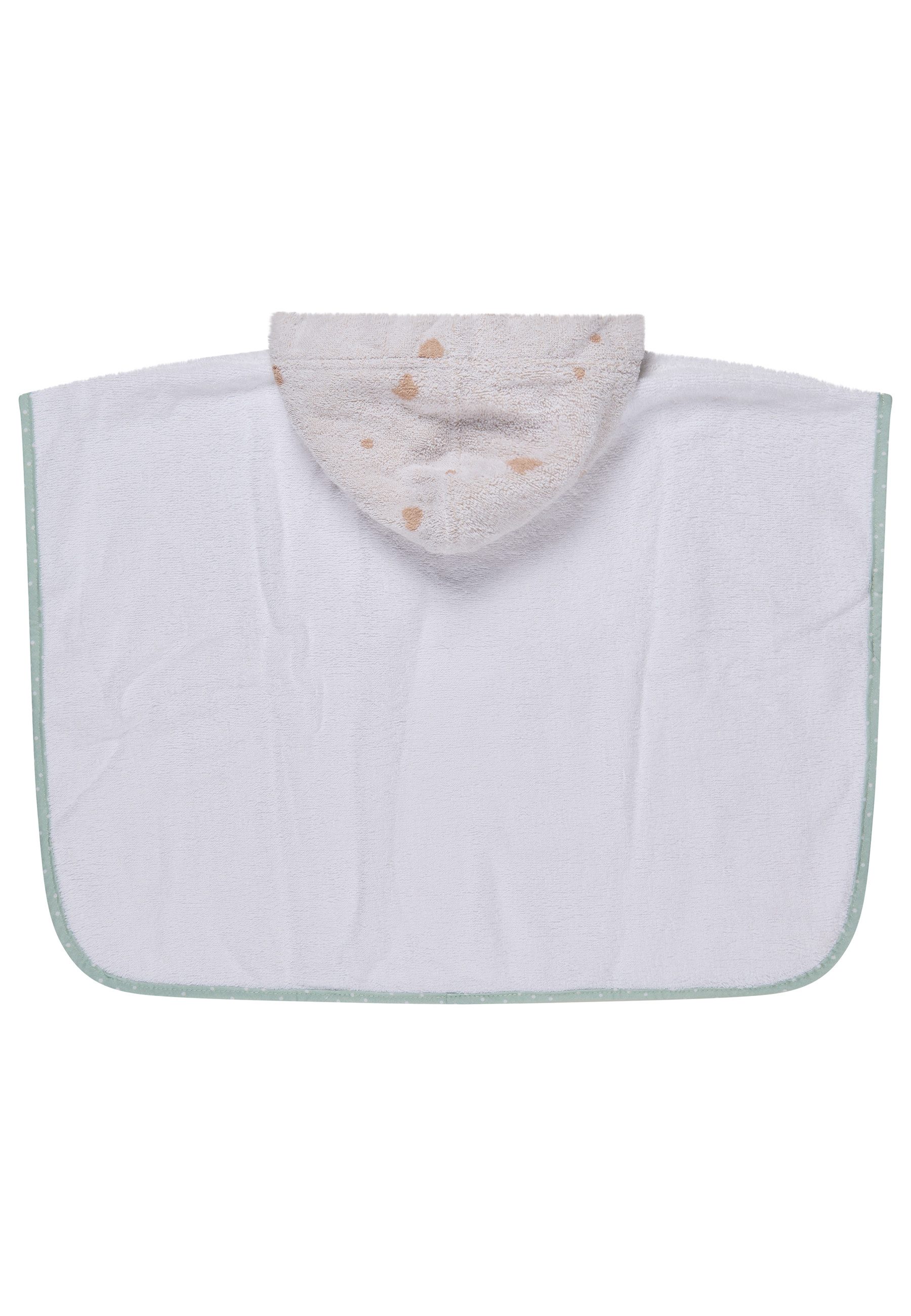 Sterntaler® Poncho Poncho BÄR Bo (1-St) Badeponcho aus Frottee, Stickmotiv, zum einfachen drüberziehen, Knopf
