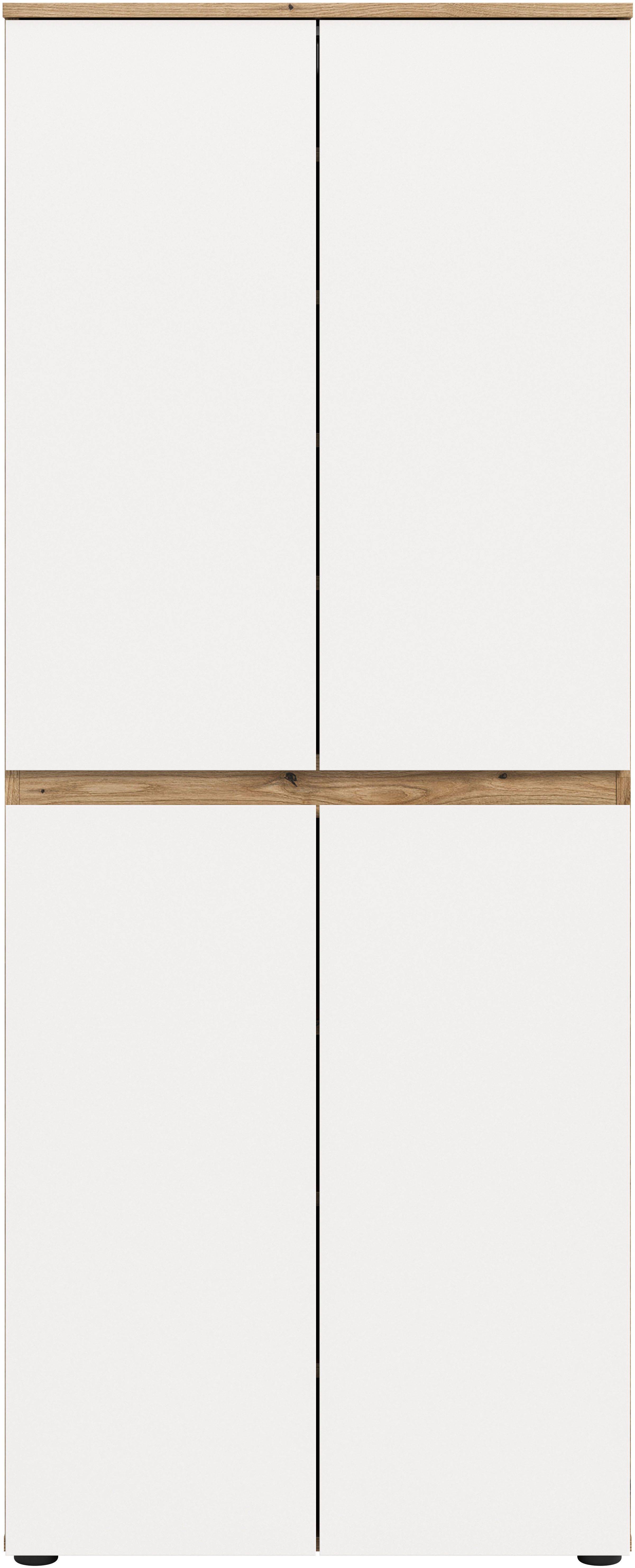 Home affaire Mehrzweckschrank CIPELA, 70x175 cm, viel Stauraum, variable Einlegeböden, Kleiderstange (1-St., in vielen verschiedenen Trendfarben verfügbar) Schuhschrank, Kleiderschrank, Universalschrank, Aktenschrank, Schrank