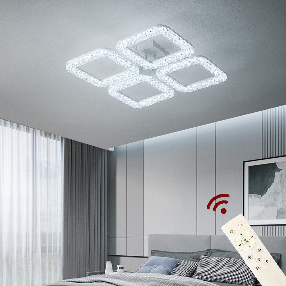 Eurotondisplay LED Deckenleuchte LED Deckenlampe Lampe Fernbedienung Lichtf günstig online kaufen