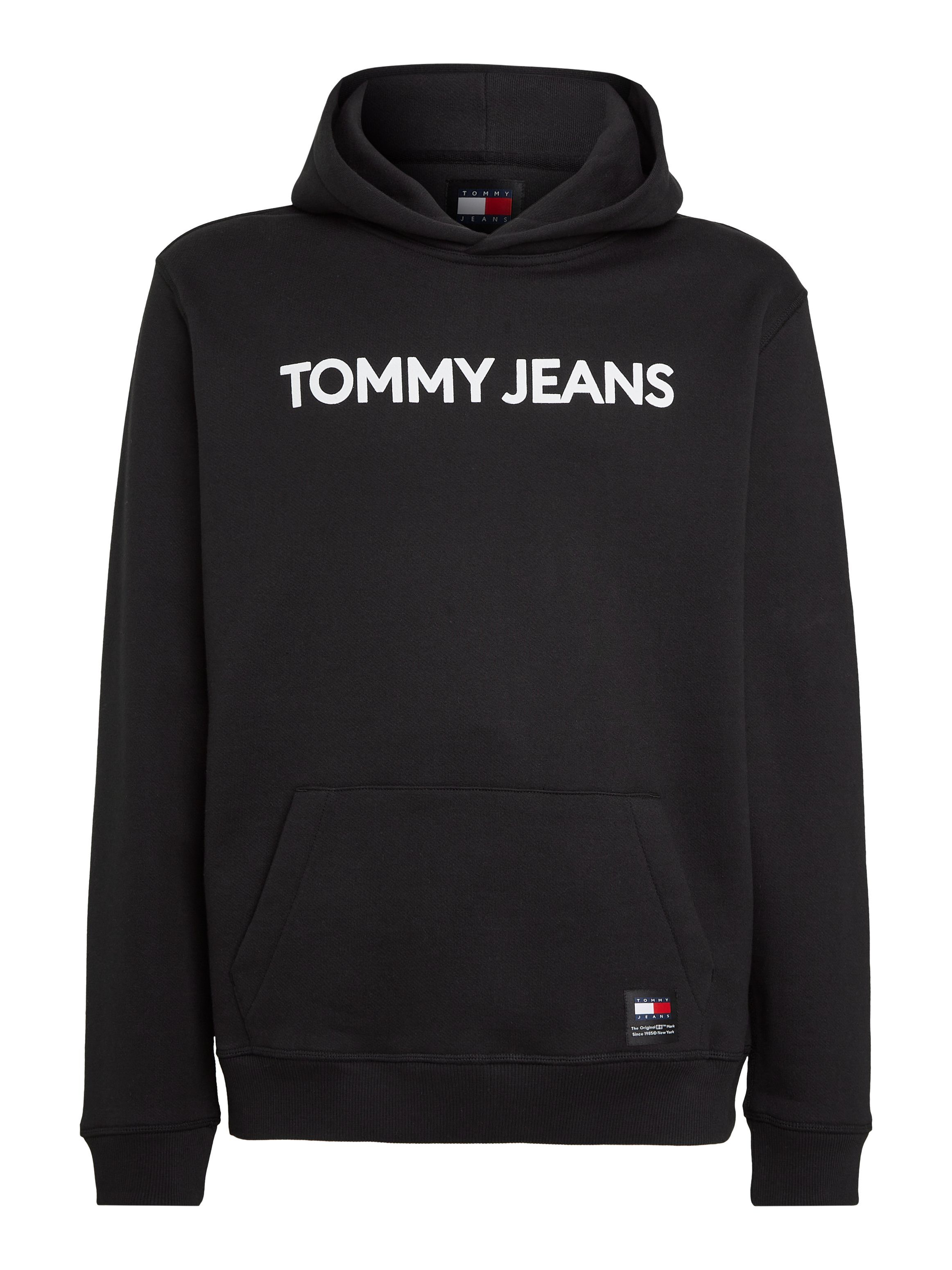 REG HOODIE Logodruck Brust auf der TJM Kapuzensweatshirt CLASSICS EXT Tommy Black BOLD Jeans mit