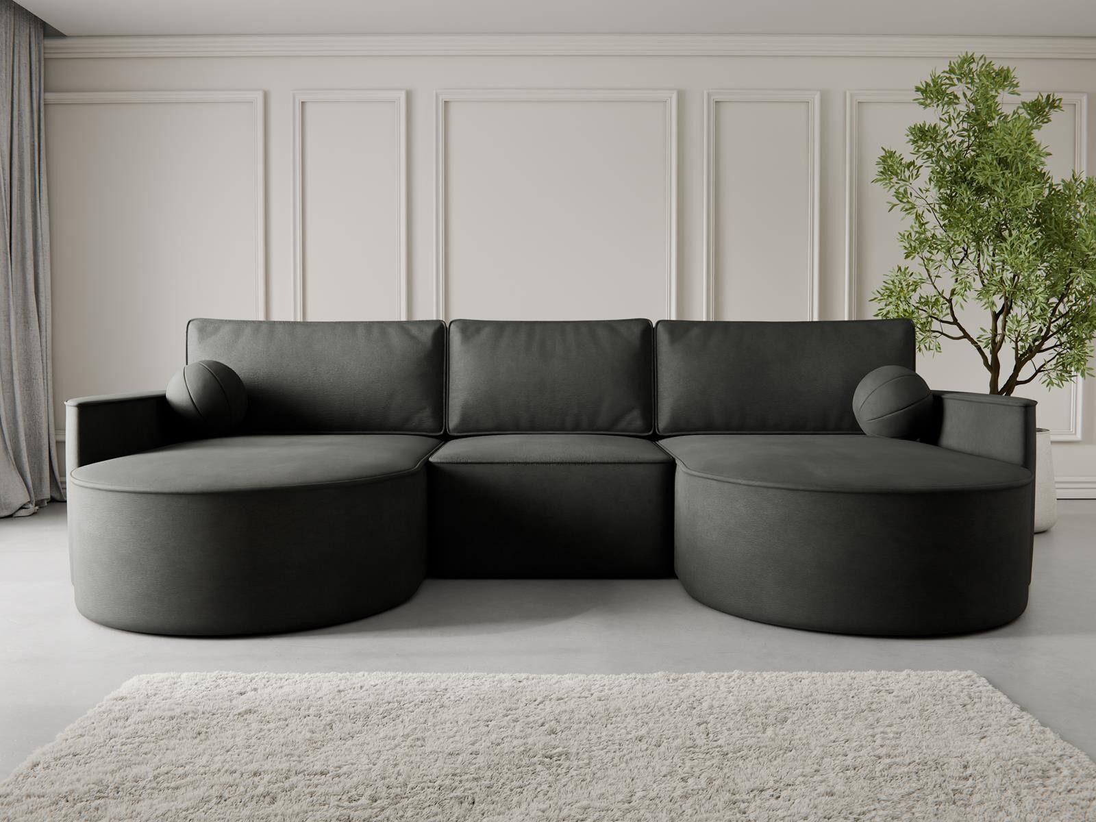 Compleo Ecksofa U Form MORENO, Couch günstig online kaufen
