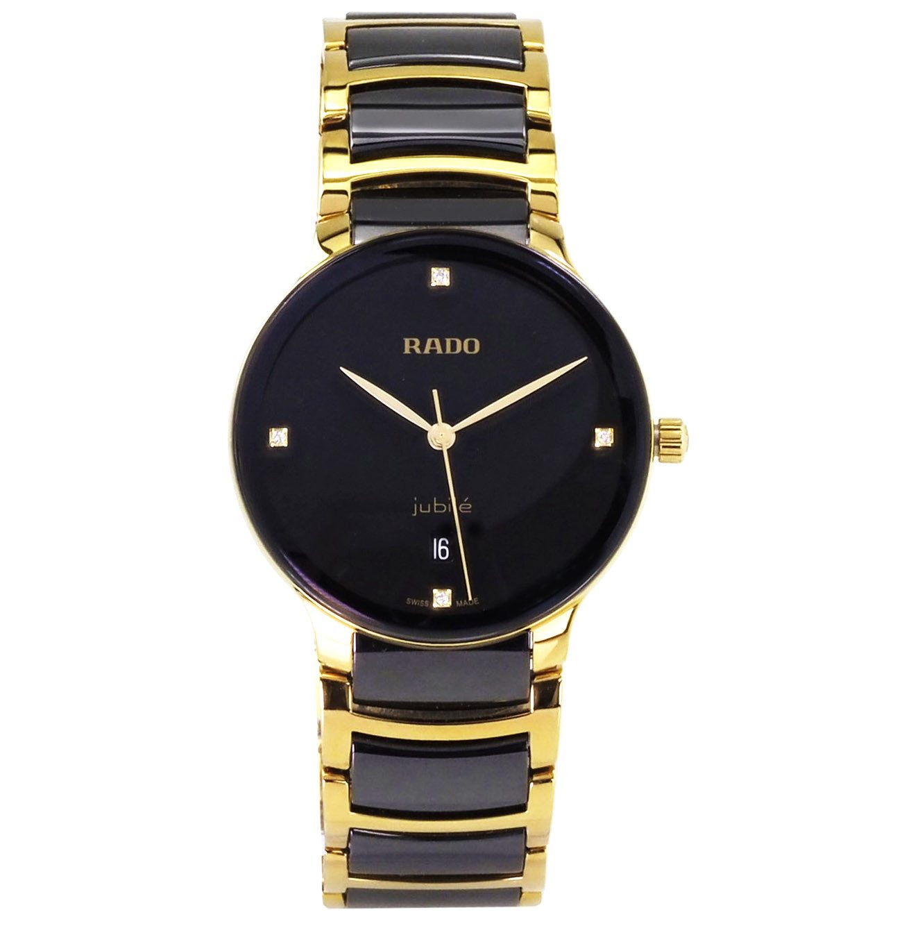 Rado Schweizer Uhr Herren Uhr R30022712 Centrix Diamond Swiss Made Ø 39,5 mm