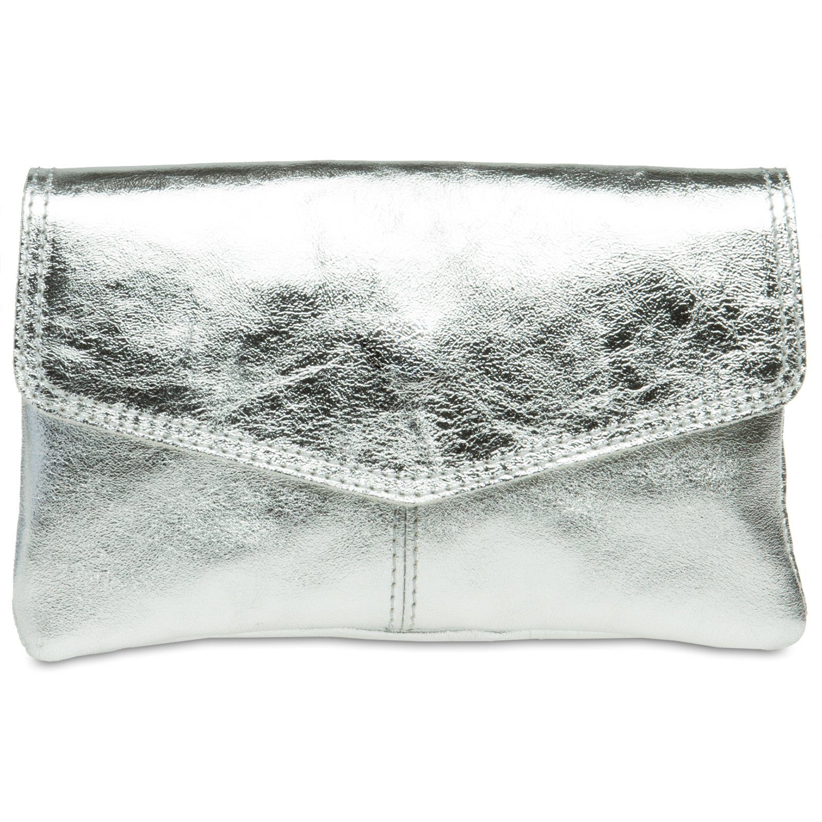 Caspar Clutch Abendtasche Leder Damen Umhängetasche günstig online kaufen