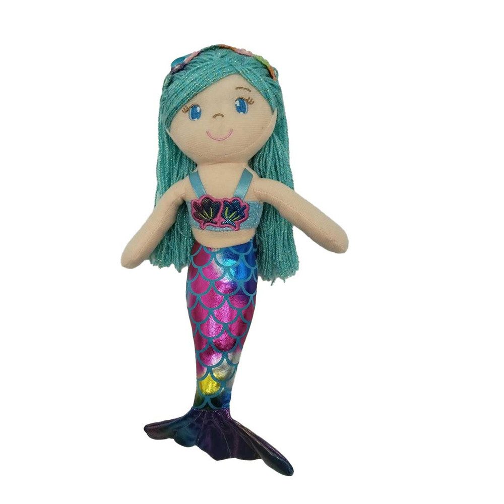 Babypuppe Besttoy - Weichpuppe Luisa - Meerjungfrau
