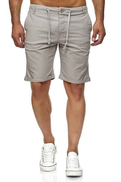 Reslad Leinenhose Reslad Leinenhose Kurze Hose Herren Leinen-Shorts lässige Männer Freiz (1-tlg) kurze Männer Strandhose im Leinen-Look