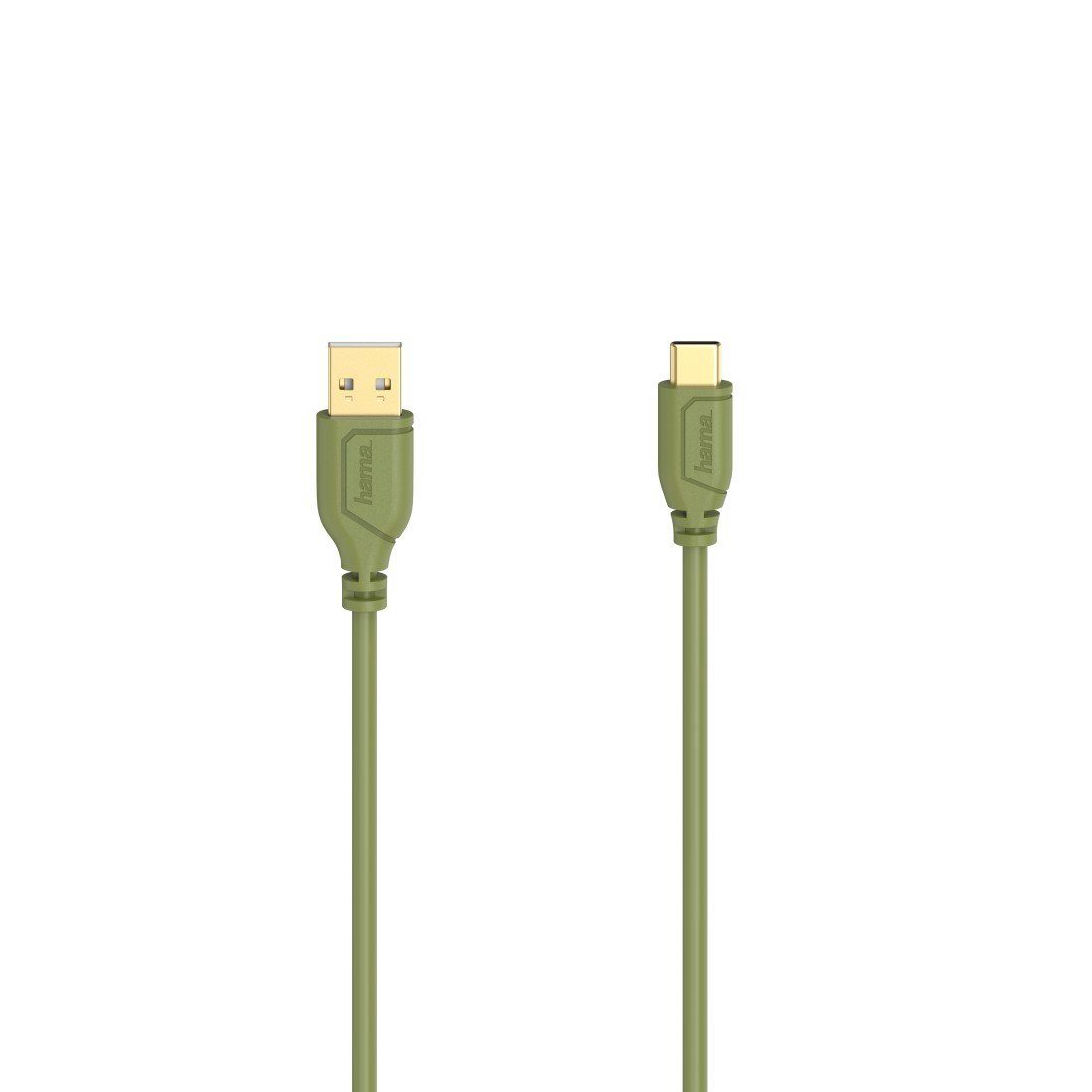 Hama USB C Kabel "Flexi-Slim", USB 2.0, 480 Mbit/s, 0,75 m USB-Kabel, USB Typ A, USB-C, (75 cm)