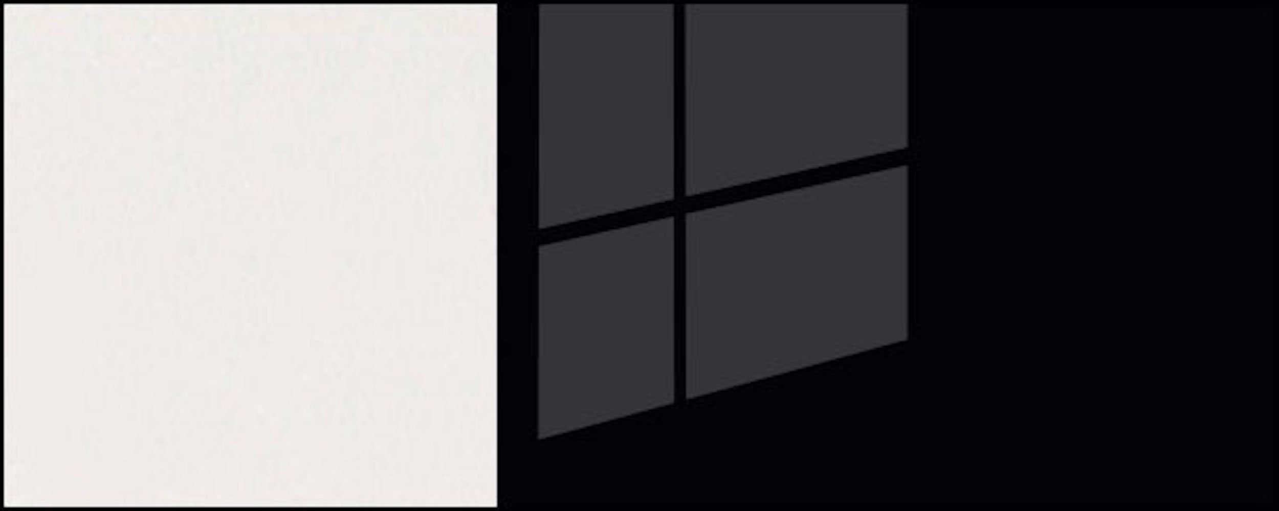 schwarz Korpusfarbe Unterschrank 40cm 4 Schubladen (Teilauszug) Platinium Front- wählbar & Hochglanz Feldmann-Wohnen