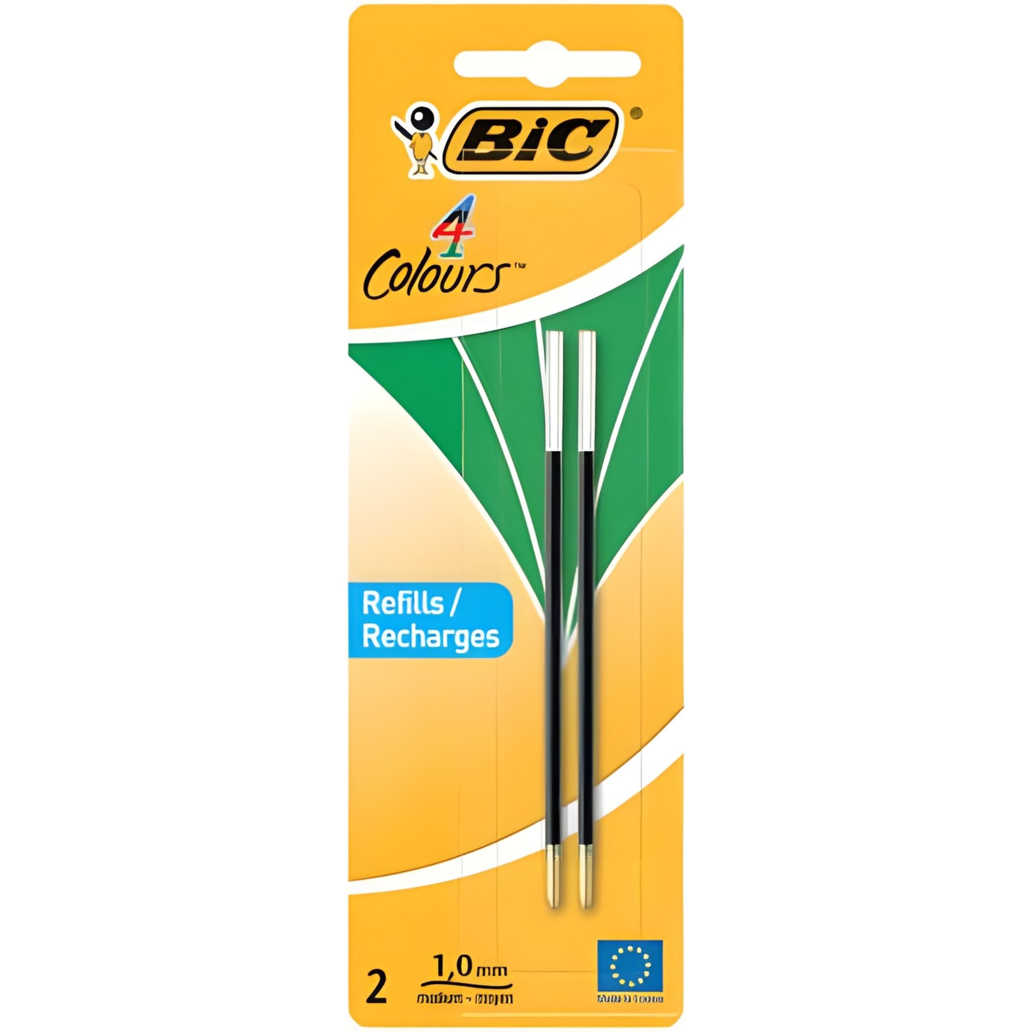 BIC Kugelschreibermine Bic Kugelschreibermine 4Colours 0,4mm grün Blister 2St