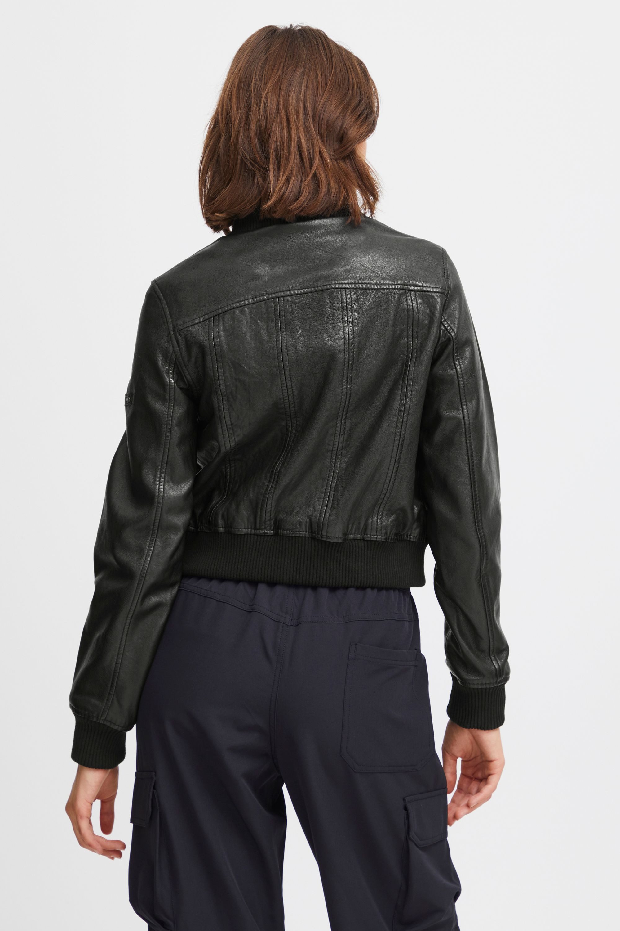 OXMO Lederjacke OXDenny Modische Echtlederjacke im Piloten-Stil