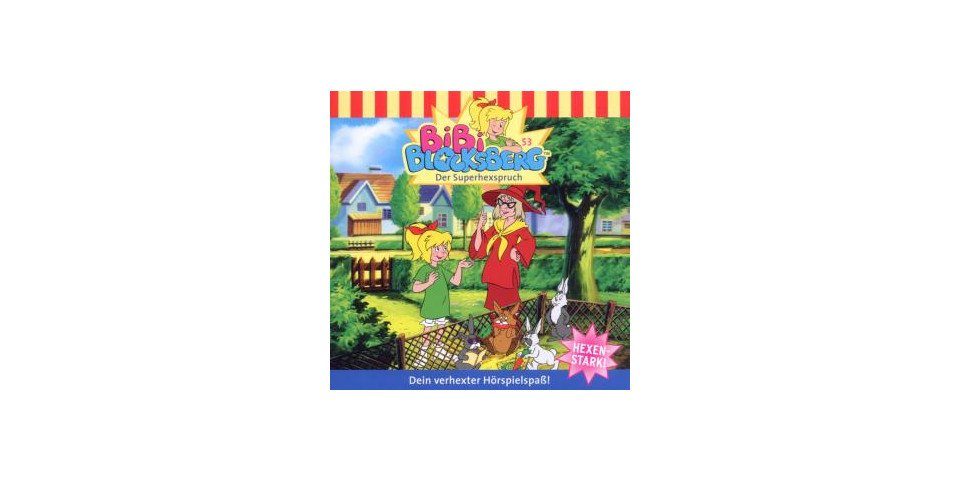 Kiddinx Hörspiel-CD Bibi Blocksberg, Der Superhexspruch, 1 Audio-CD