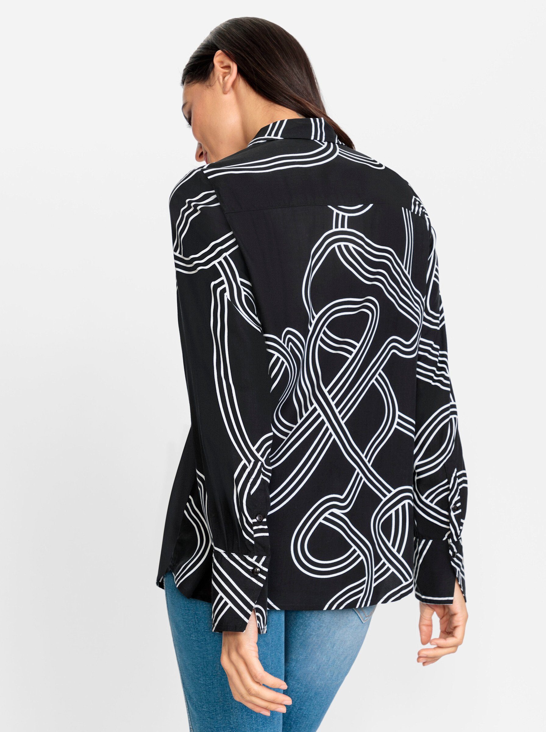 heine Klassische Bluse Druckbluse günstig online kaufen