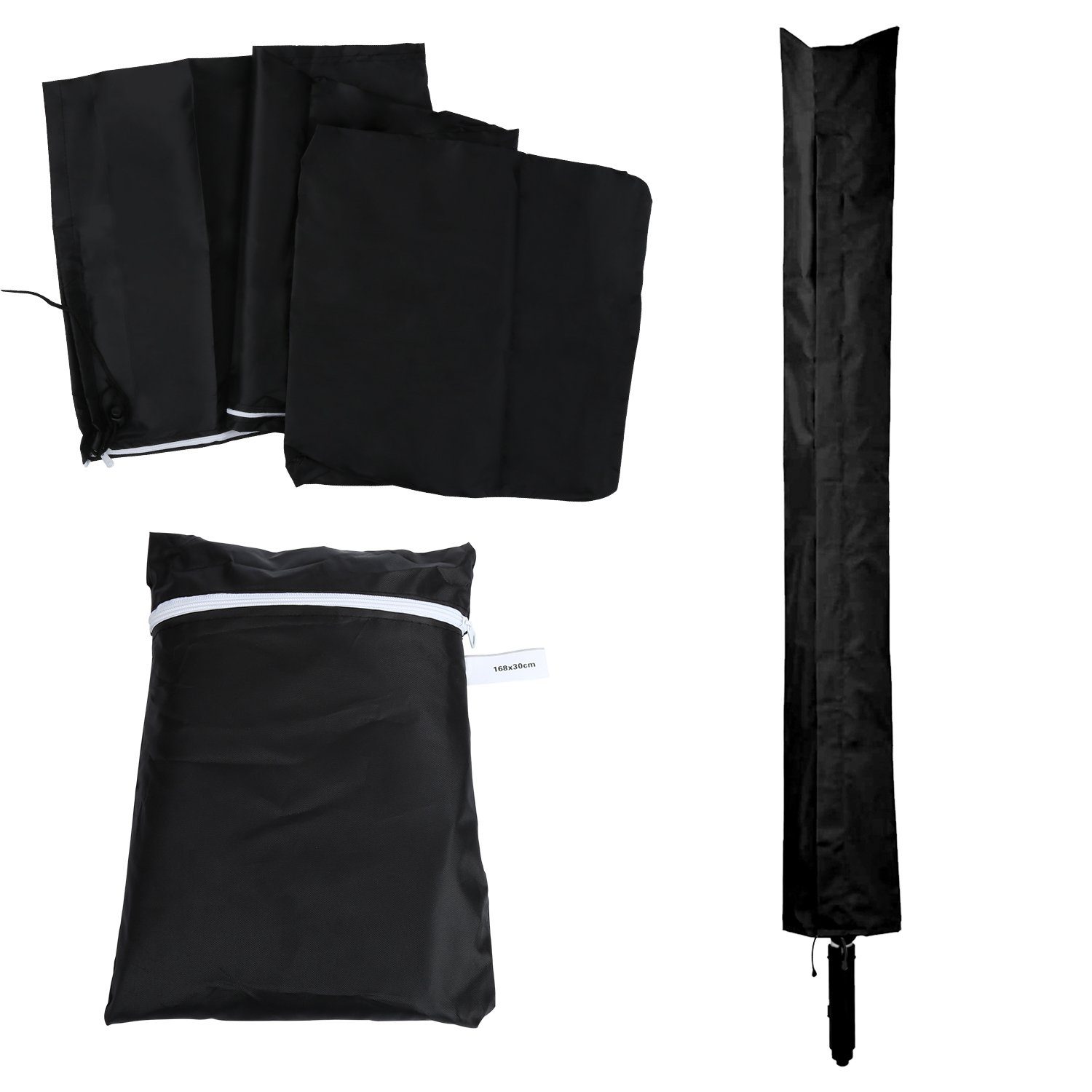 extra aus 168x28cm 210D Clanmacy Schwarz Wäschespinne-Schutzhülle schutzhülle Wäschespinne Wäschespinne stabilem