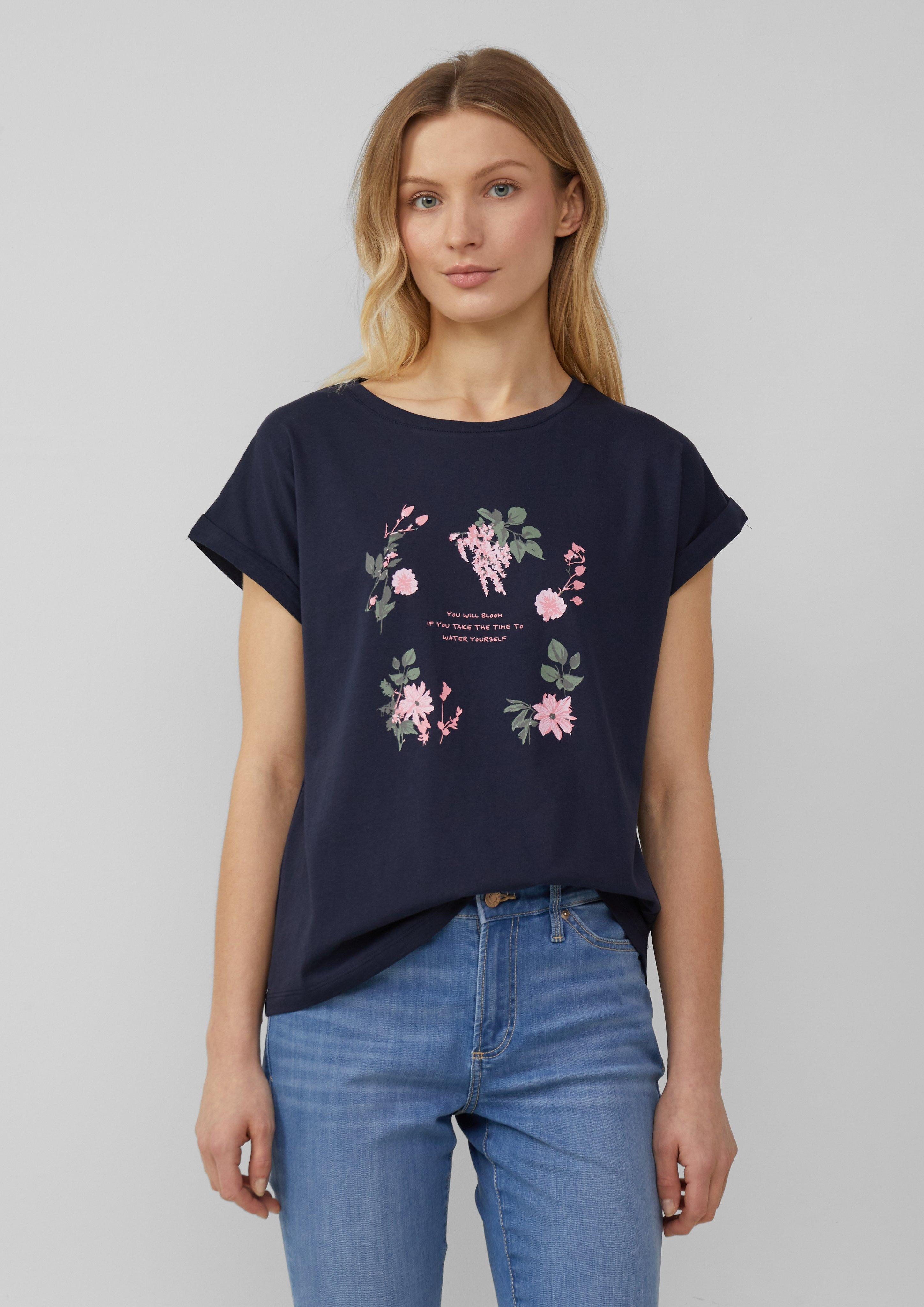 s.Oliver Shirttop T-Shirt mit Frontprint im günstig online kaufen
