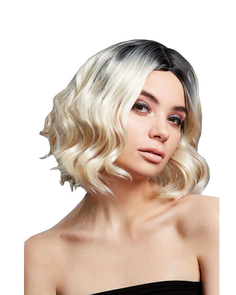 Kostüm-Perücke Perücke Kourtney in Blond mit Farbverlauf für Dame