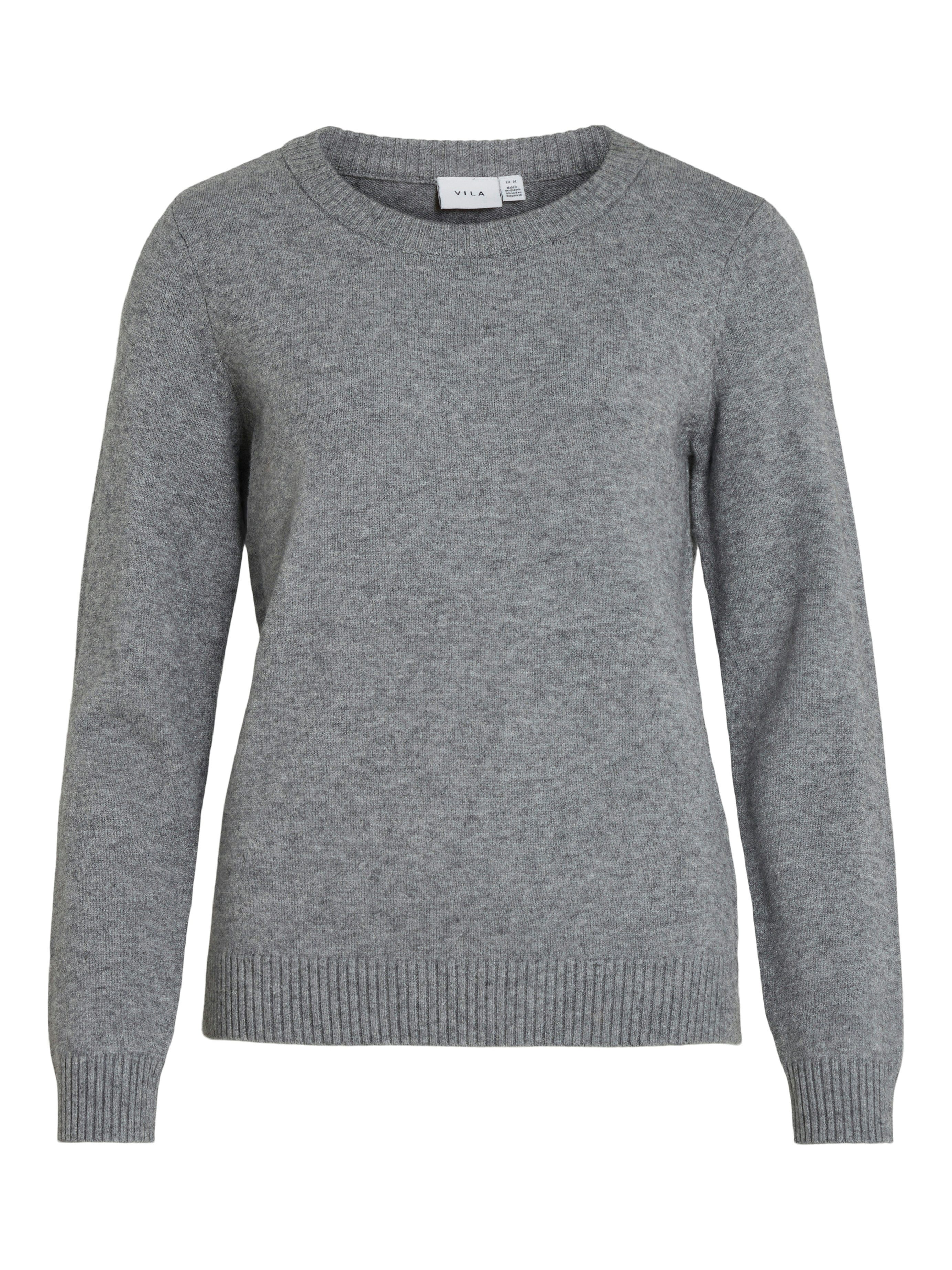 Vila Rundhalspullover VIRIL O-NECK L/S KNIT günstig online kaufen