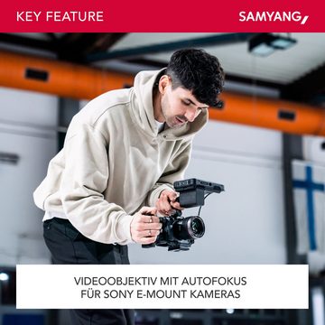 Samyang V-AF 45mm T1,9 FE für Sony E Normalobjektiv