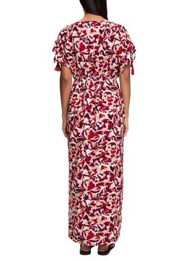 Esprit Strandkleid Maxi-Strandkleid mit floralem Muster