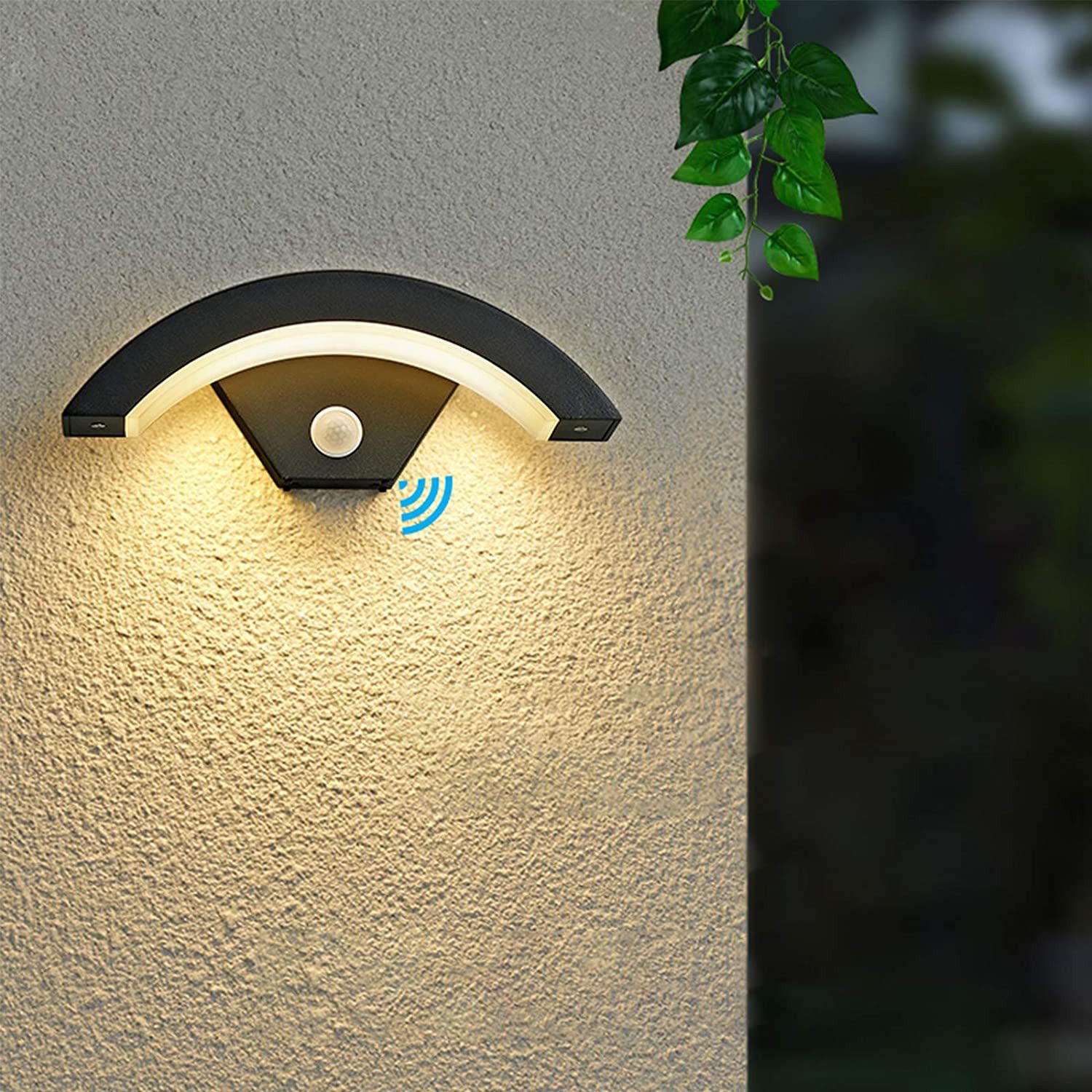 Goeco LED Außen-Wandleuchte 24W mit Bewegungsmelder, günstig online kaufen