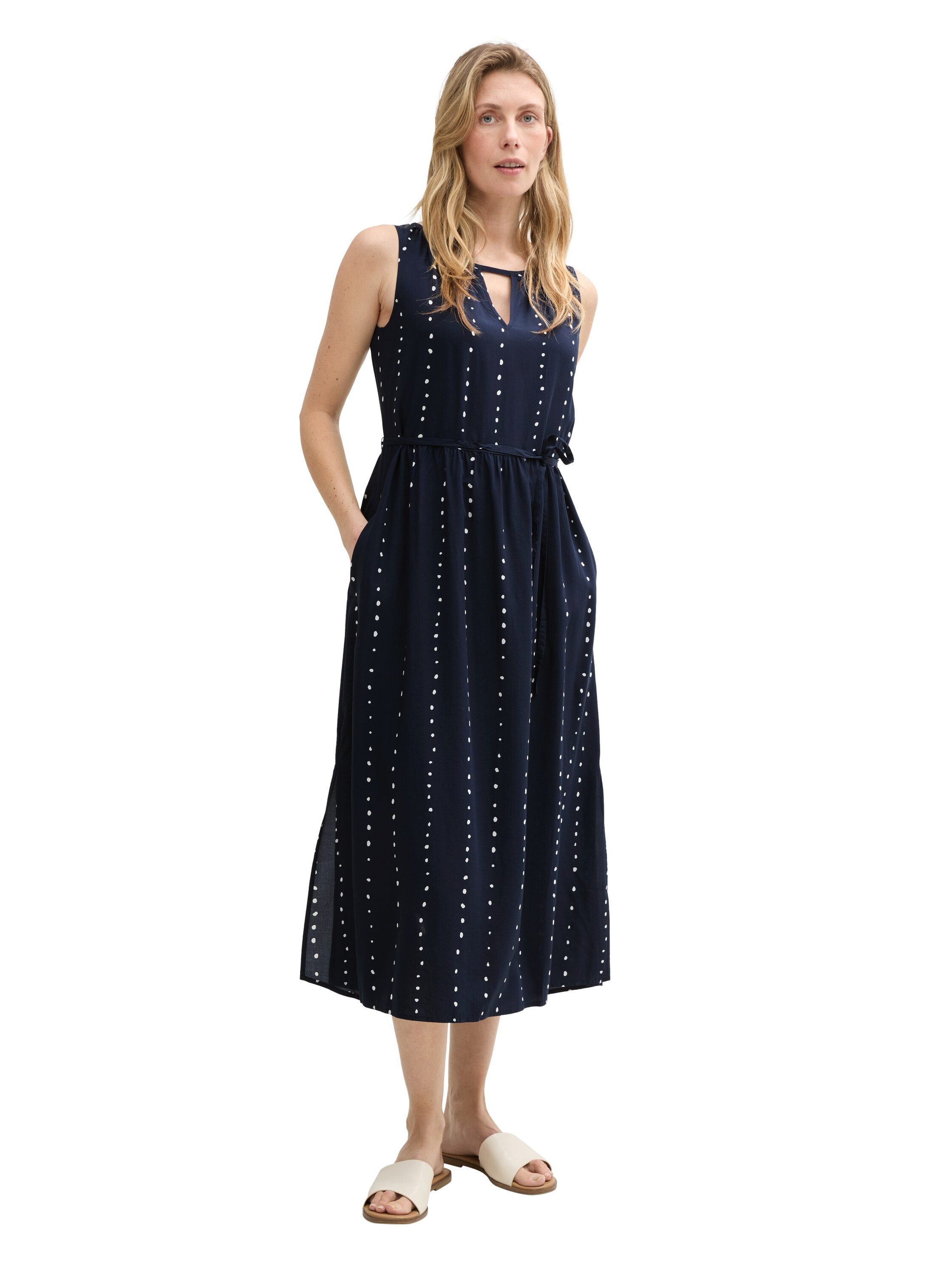 TOM TAILOR Druckkleid mit Punkten und günstig online kaufen