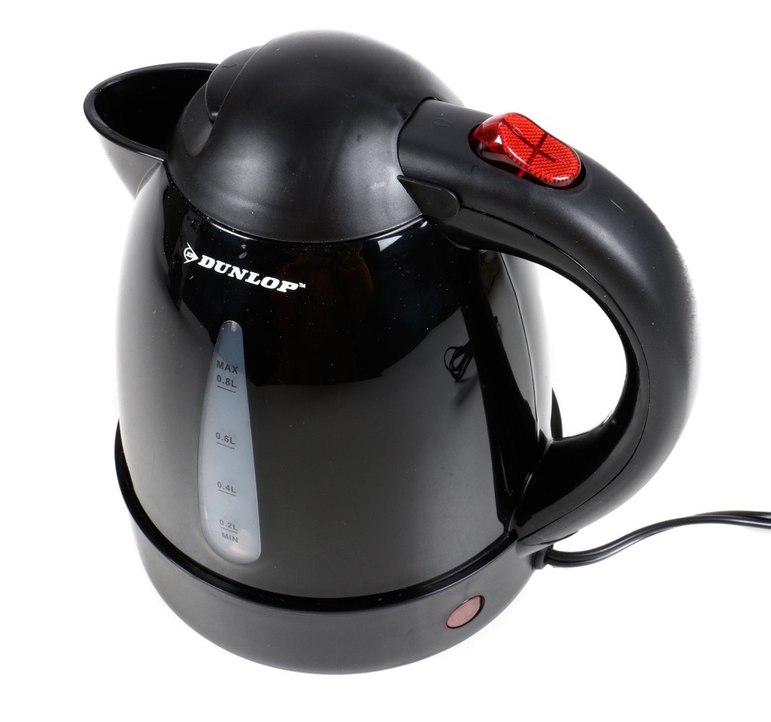 Dunlop Reise-Wasserkocher 24 Volt Wasserkocher, 250 W, mit Zigarettenanzünder Stecker