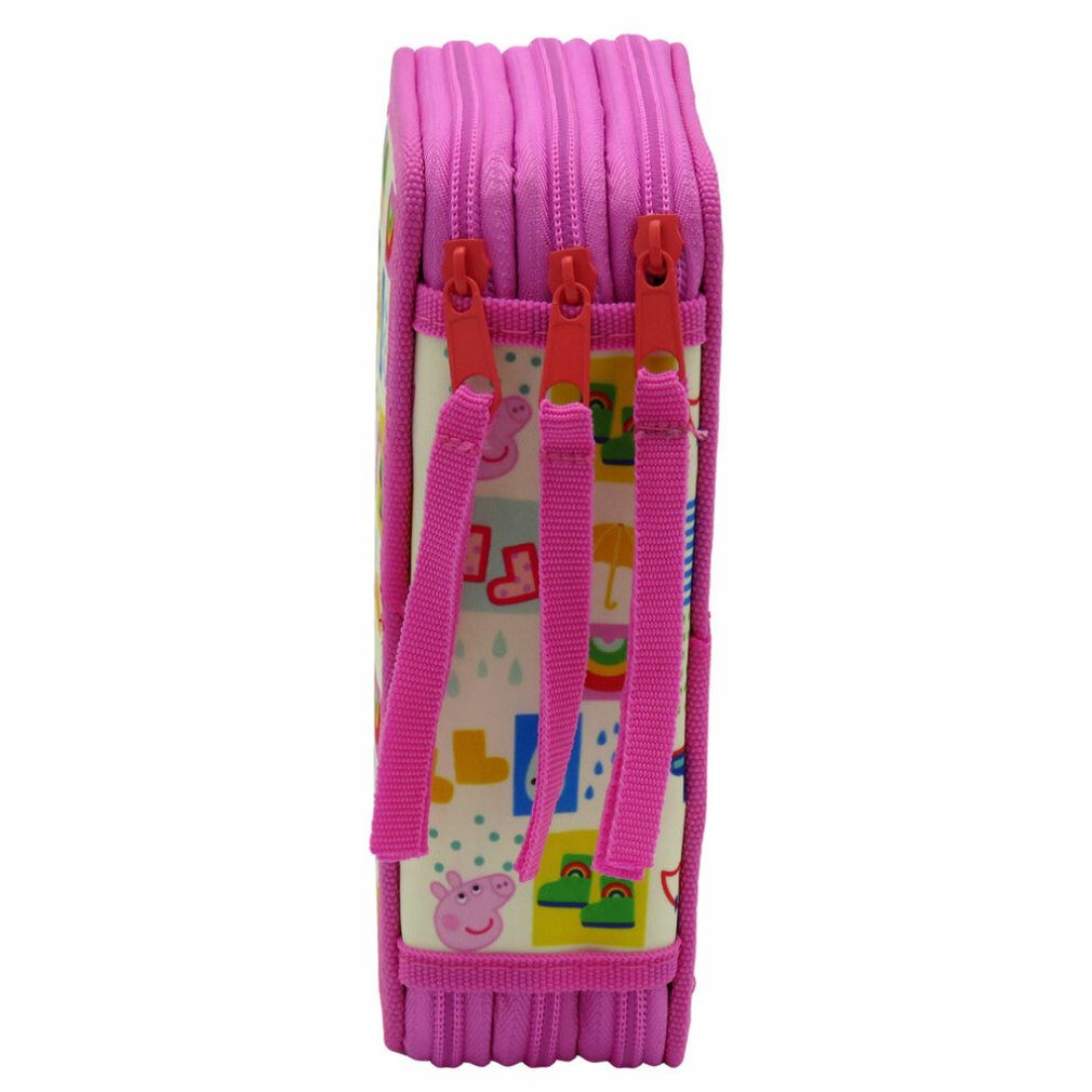 CyP Brands Actionfigur Pepa Pig dreifach gefüllte Federtasche
