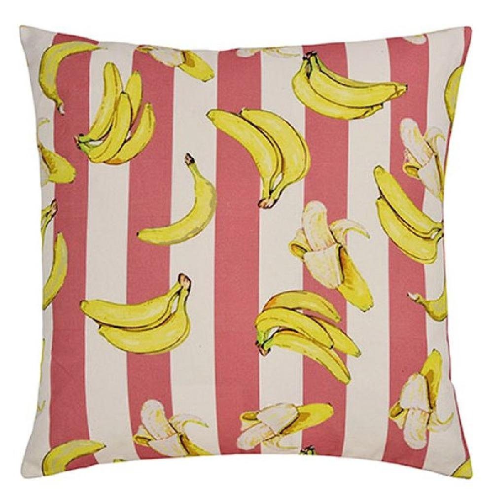 PAD Dekoobjekt Kissenhülle Tutti Frutti Banane Pink (50x50cm)