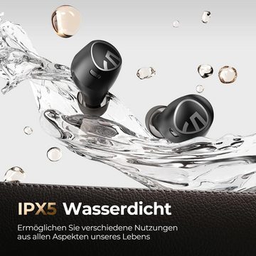 Soundpeats Mit IPX5,Mikrofon für klare Anrufe In-Ear-Kopfhörer (6-mm-Treiber für kräftige Bässe, weiche Mitten und klare Vocals; stabile Bluetooth 5.1-Verbindung., Perfekte Klangbegleiter Innovative Technologie für Komfort & Leistung)